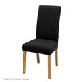 Artiss Dining Chair Covers - 6-Pack Stretchable Black - SuperSaverAU - view 1