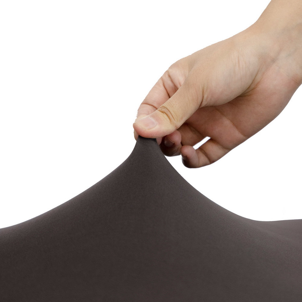 Artiss 6x Dining Chair Covers Spandex Stretch Dark Grey Slipcovers