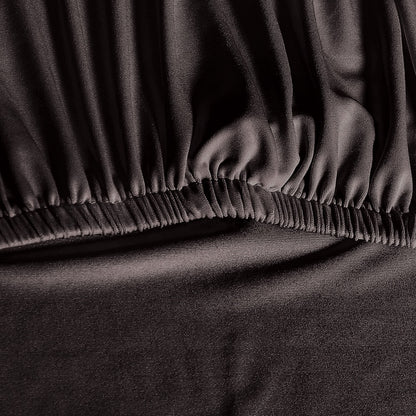 Artiss 6x Dining Chair Covers Spandex Stretch Dark Grey Slipcovers