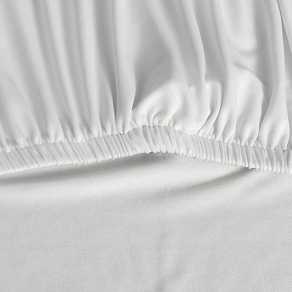 Artiss 6x Dining Chair Covers Spandex Stretch White Slipcovers