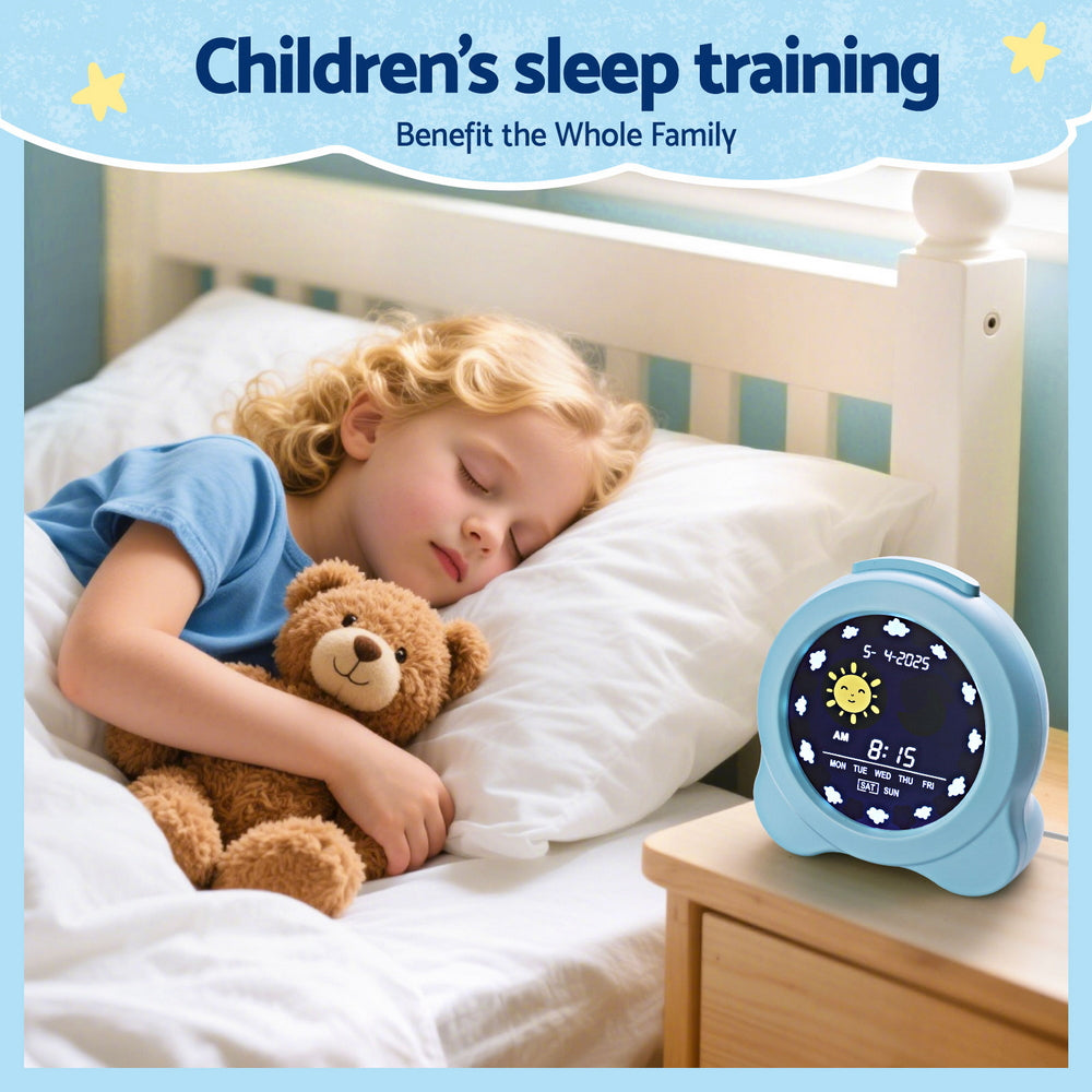 Artiss 3.8" Digital Day Clock with Dual Alarm, Nature Sounds, Adjustable Brightness - SuperSaverAU - view 3