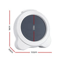 Artiss 3.8" Digital Day Clock with Dual Alarm, Nature Sounds, Calendar, White - SuperSaverAU - view 2