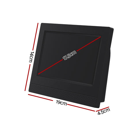 Artiss 7" Digital Day Clock with LCD Display, 21 Alarms, Photo Frame, Remote - SuperSaverAU - view 2