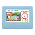 Artiss 7" Digital Day Clock Calendar Alarm LCD Children Sleep Trainer Clocks Blue - SuperSaverAU - view 4