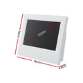 Artiss 7" Digital Day Clock with LCD Display, 21 Alarms, Photo Frame, Remote Control - SuperSaverAU - view 2