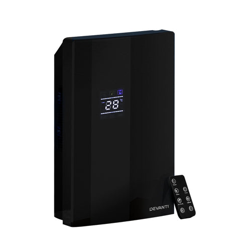 Devanti Dehumidifier 2L Air Purifier Black - SuperSaverAU - view 1