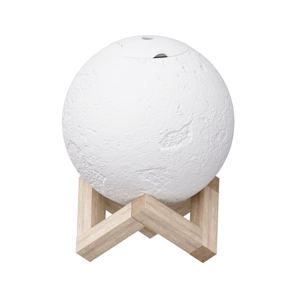 Devanti Aroma Diffuser 880ml Moon Lamp, 4-in-1 Humidifier & Night Light - SuperSaverAU - view 1