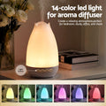 Devanti 300ml Ultrasonic Aroma Diffuser with LED Light - Wood Grain