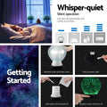 Devanti Ultrasonic Aroma Diffuser with 3D Light
