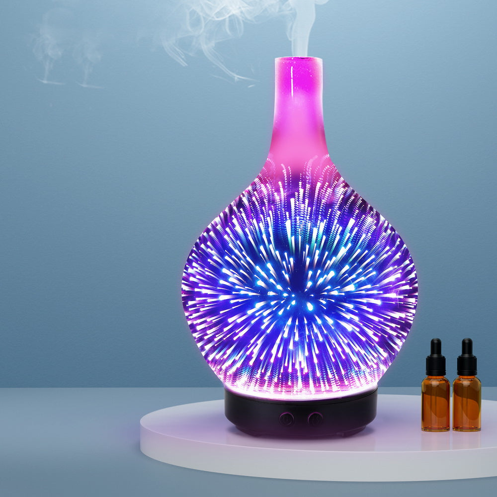 Devanti Ultrasonic Aroma Diffuser with 3D Light