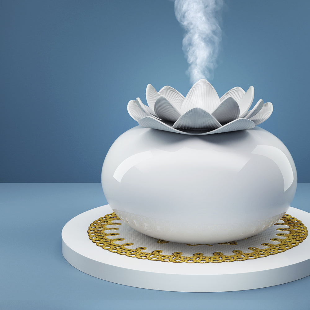 Devanti Aroma Diffuser 200ml Ultrasonic Lotus Humidifier Purifier Aromatherapy - SuperSaverAU - view 8