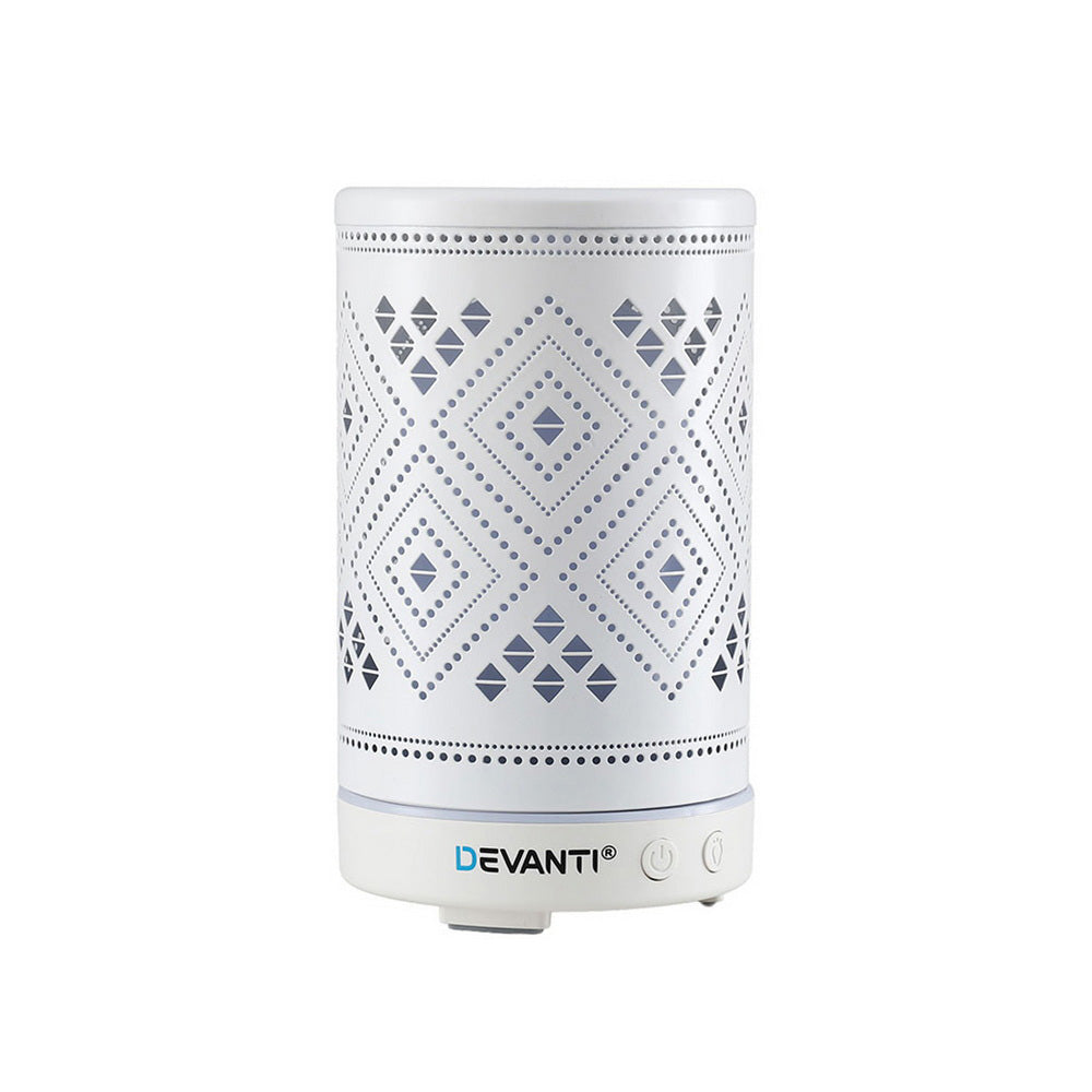 Devanti Ultrasonic Aroma Diffuser 100ml, 4-in-1 Humidifier & LED Night Light - SuperSaverAU - view 4