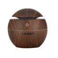 Devanti Aroma Diffuser Aromatherapy Dark Wood 130ml - SuperSaverAU - view 1