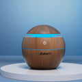 Devanti Aroma Diffuser Aromatherapy Dark Wood 130ml - SuperSaverAU - view 5