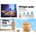 Devanti Aroma Diffuser Aromatherapy Light Wood 130ml - SuperSaverAU - view 6