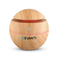 Devanti Aroma Diffuser Aromatherapy Light Wood 130ml - SuperSaverAU - view 1