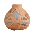 Devanti Aroma Diffuser 400ml Wood Grain Ultrasonic Humidifier with LED Lights - SuperSaverAU - view 4