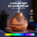 Devanti Aroma Diffuser 400ml Wood Grain Ultrasonic Humidifier with LED Lights - SuperSaverAU - view 6
