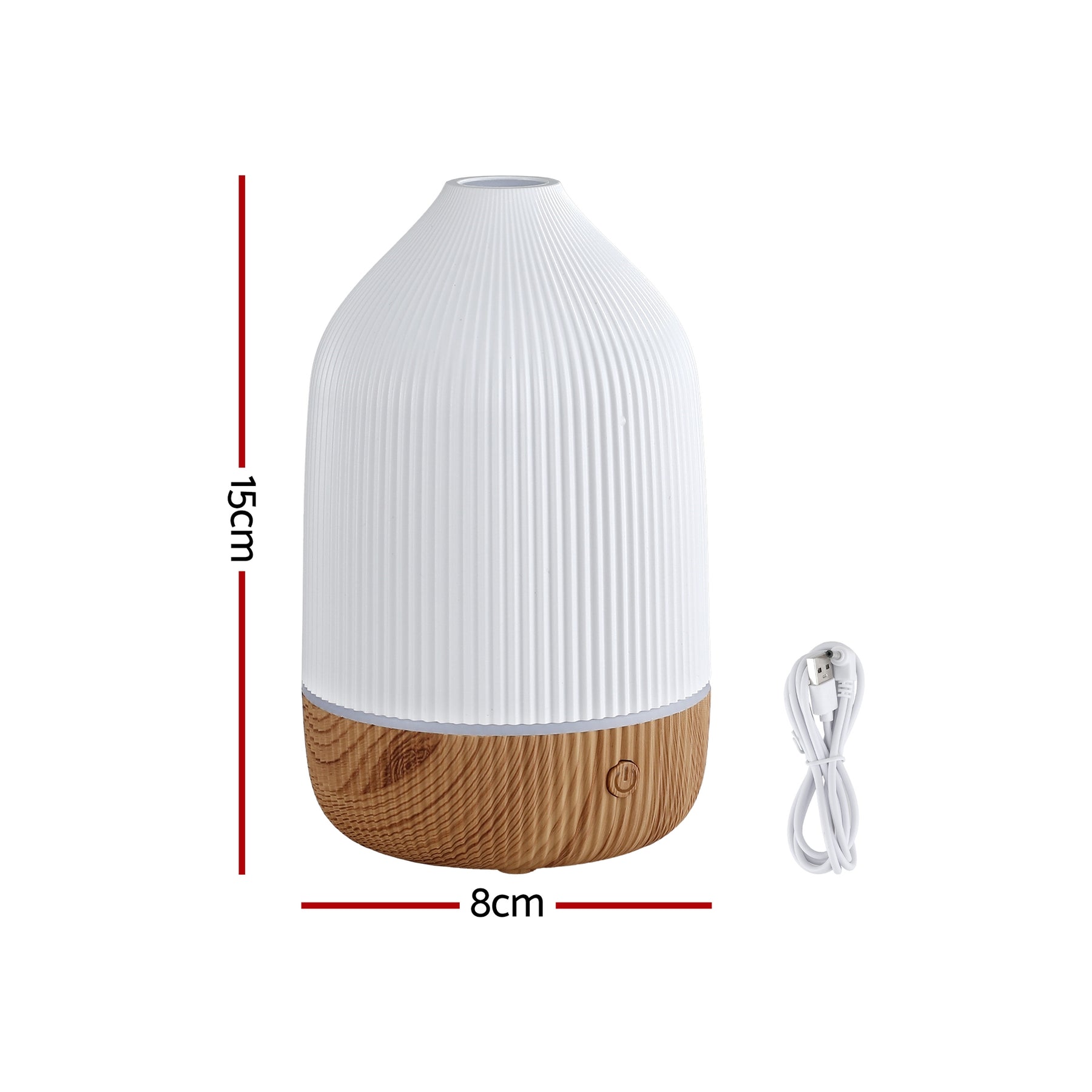 Devanti Ultrasonic Aroma Diffuser 100ml, 7-Colour LED, Humidifier, Night Light - SuperSaverAU - view 2