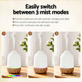 Devanti Ultrasonic Aroma Diffuser 100ml, 7-Colour LED, Humidifier, Night Light - SuperSaverAU - view 4