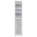 Artiss White Bathroom Cabinet - 3-Tier Toilet Roll Holder Organizer - SuperSaverAU - view 5