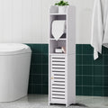 Artiss White Bathroom Cabinet - 3-Tier Toilet Roll Holder Organizer - SuperSaverAU - view 1