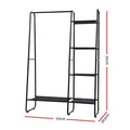 Artiss Metal Clothes Rack 101cm x 39.5cm x 151cm - Sturdy, Space-Saving Design - SuperSaverAU - view 4