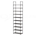 Artiss 10-Tier Stackable Shoe Rack Black - SuperSaverAU - view 3