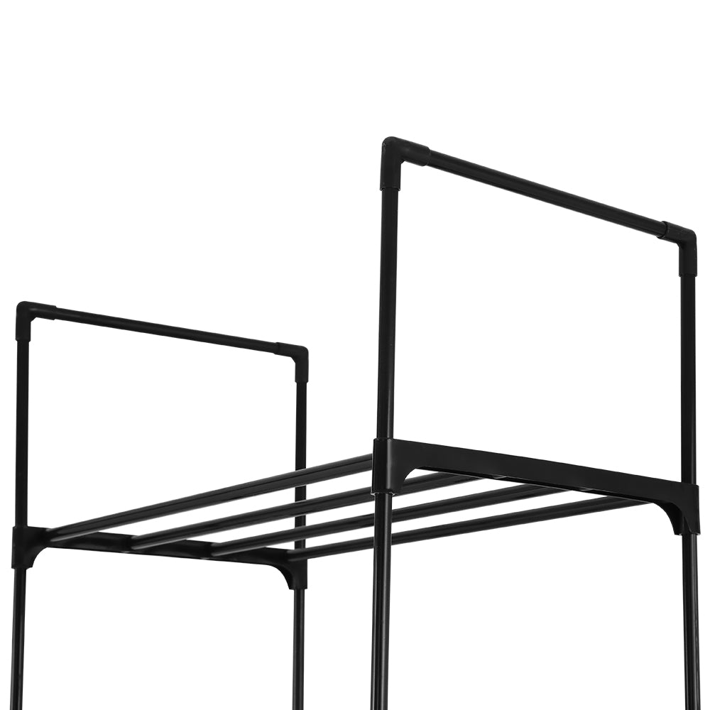 Artiss 10-Tier Stackable Shoe Rack Black - SuperSaverAU - view 5