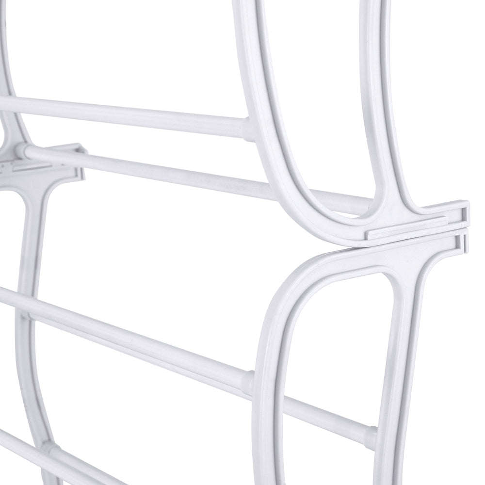 Artiss Shoe Rack 12-Tier Hanging Over Door Organiser for 24 Pairs, White