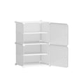 Artiss Shoe Cabinet 2 Cube Storage, Eco-Friendly, Water-Resistant, 40x30x62cm - SuperSaverAU - view 3