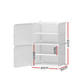 Artiss Shoe Cabinet 2 Cube Storage, Eco-Friendly, Water-Resistant, 40x30x62cm - SuperSaverAU - view 4