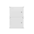 Artiss Shoe Cabinet 2 Cube Storage, Eco-Friendly, Water-Resistant, 40x30x62cm - SuperSaverAU - view 5
