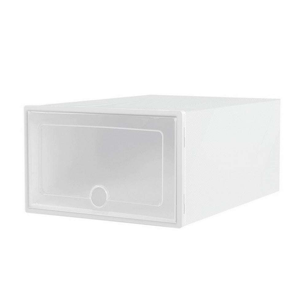 Artiss Abel Shoe Storage Boxes Set of 12, Foldable, Stackable, 33x23x14cm - SuperSaverAU - view 3