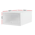 Artiss Abel Shoe Storage Boxes Set of 12, Foldable, Stackable, 33x23x14cm - SuperSaverAU - view 4