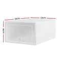 Artiss Abel Shoe Storage Boxes Set of 24, Foldable, Stackable, 33x23x14cm - SuperSaverAU - view 4