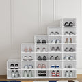 Artiss Abel Shoe Storage Boxes Set of 24, Foldable, Stackable, 33x23x14cm - SuperSaverAU - view 1