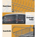 Cefito 2-Tier Dish Rack, Stainless Steel & PP Plastic, Easy to Clean, 50cm x 38cm x 28.5cm - SuperSaverAU - view 6