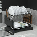 Cefito 2 Tier Dish Rack, Detachable Design, Steel Frame, 46cm x 30.5cm x 32cm - SuperSaverAU - view 6