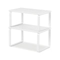 Cefito Kitchen Storage Shelf Organiser Set – White 2 Pack