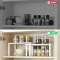 Cefito Kitchen Storage Shelf Organiser Set – White 2 Pack