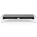 Artiss RGB Monitor Stand with USB Hub Desk Organiser Charging Stand Computer Stand Black - SuperSaverAU - view 3