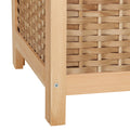 Artiss Laundry Hamper 38cm x 38cm x 55cm Pine Wood Frame with Detachable Lid - SuperSaverAU - view 3