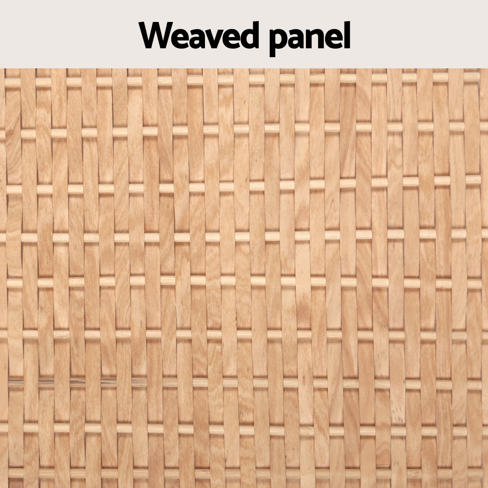 Artiss Laundry Hamper 38cm x 38cm x 55cm Pine Wood Frame with Detachable Lid - SuperSaverAU - view 4