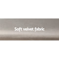 Artiss Velvet Dressing Table Stool Grey - French Provincial Design - SuperSaverAU - view 5
