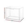 Artiss Clear Acrylic Display Case 36x22x27cm Dustproof Protection Box - SuperSaverAU - view 3