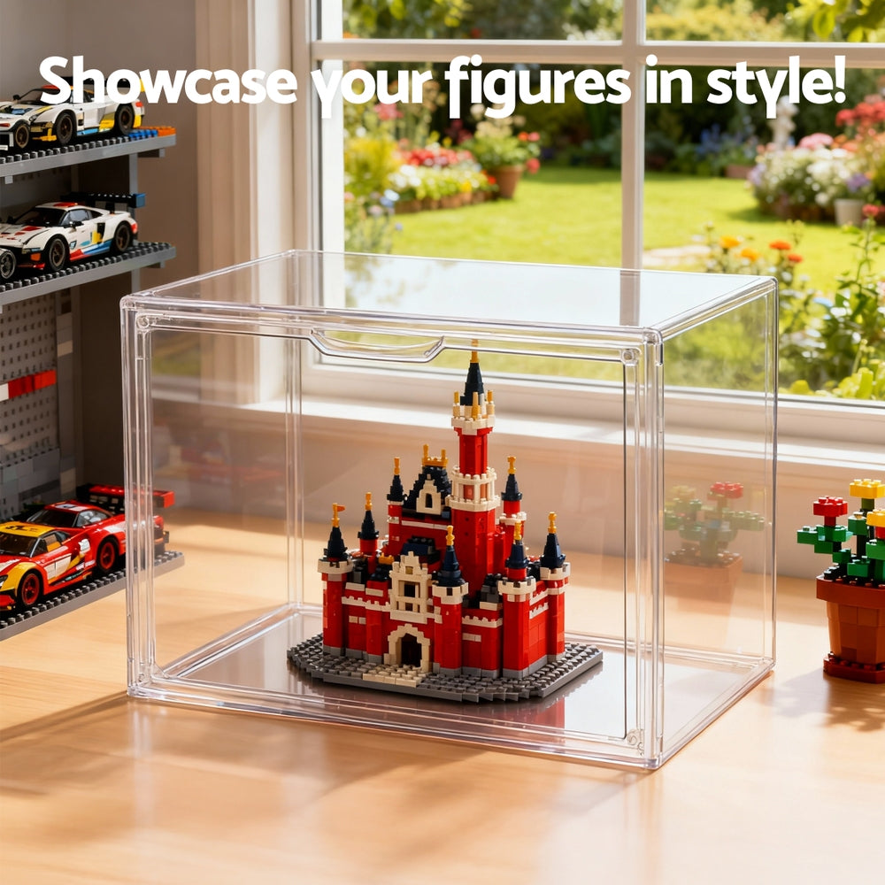 Artiss Clear Acrylic Display Case 36x22x27cm Dustproof Protection Box - SuperSaverAU - view 7