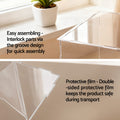 Artiss Clear Acrylic Display Case 30x30x30cm Dustproof Protection Box - SuperSaverAU - view 5