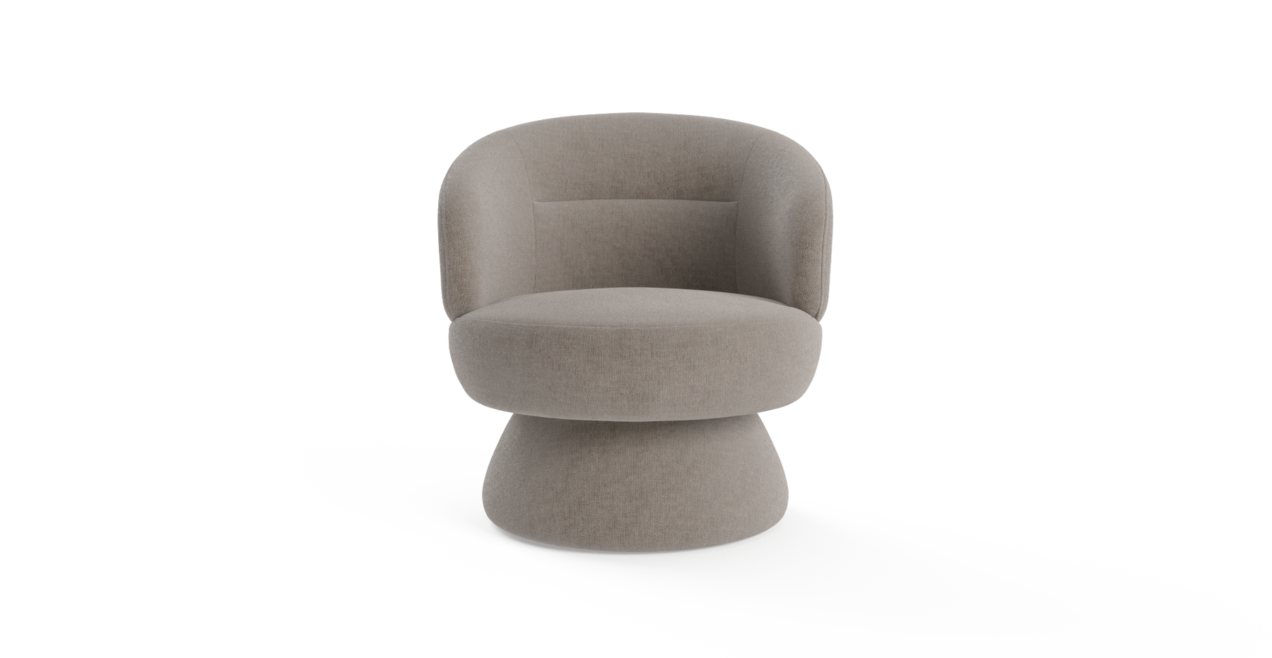 Brosa Dame Swivel Accent Chair (Fawn)
