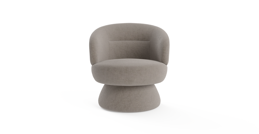 Brosa Dame Swivel Accent Chair (Fawn)